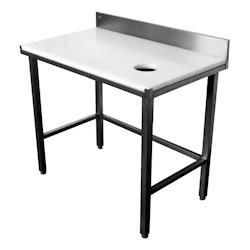 L2G Table de préparation inox 85 x 100 x 60 cm L2G - SBG-STPP106 - SBG-STPP106_0