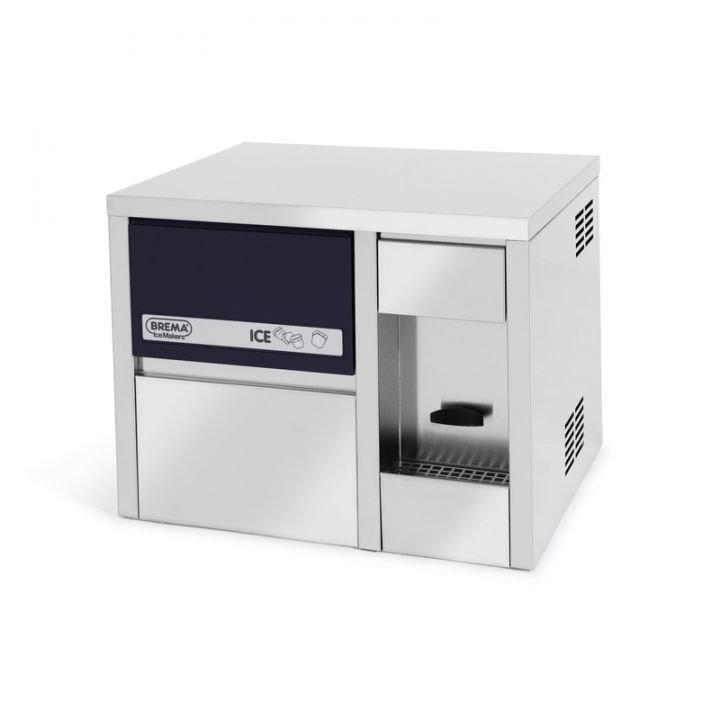 Machine à Glaçons Pleins Brema BR 18 CN – 22 kg/24h, Réserve 4 kg, Fontaine à Eau_0