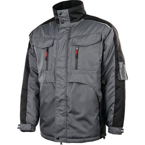PARKA PROFESSIONNEL CELSIUS COLORIS GRIS-NOIR TAILLE L - ALBATROS