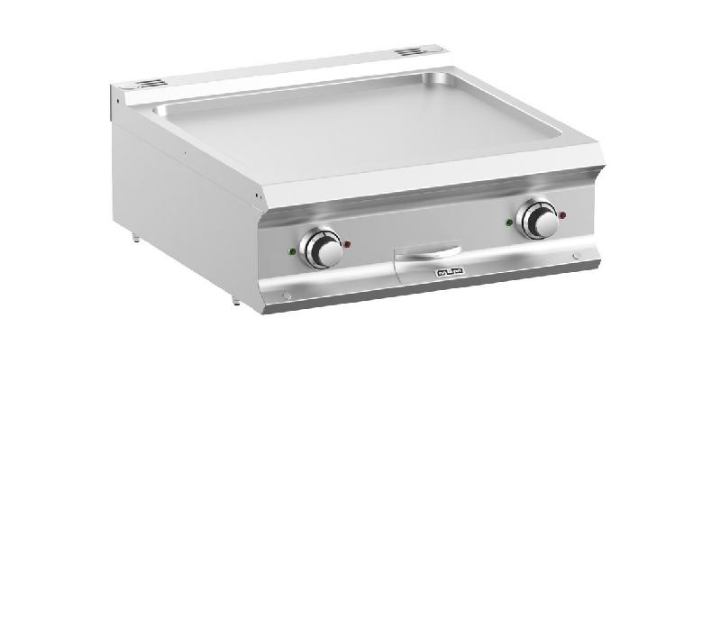 Plaque à snack professionnelle électrique - Plaque lisse 63x54 à poser - Domina Pro 700 FTBE77TL_0