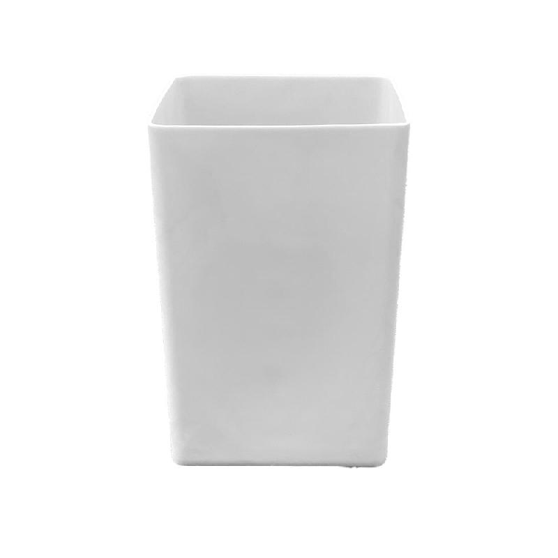 PLAST'UP ROTOMOULAGE Pot de fleur carré suerte 109l - BLANC - blanc plastique 0750122554492_0