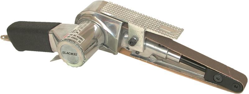 Ponceuse à bande pneumatique Lacmé - 20 mm - compacte et légère - bras orientable 360° - réf. 302791_0