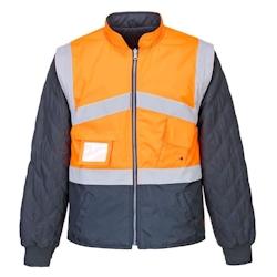 Portwest - Gilet de travail réversible HV Orange / Bleu Marine Taille S - S orange polyester 5036108148776_0