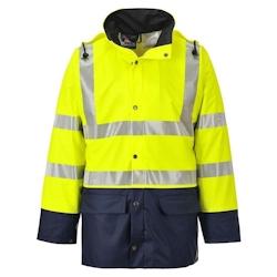 Portwest - Veste de pluie bicolore SEALTEX ULTRA HV Jaune / Bleu Marine Taille L - L jaune 5036108168569_0