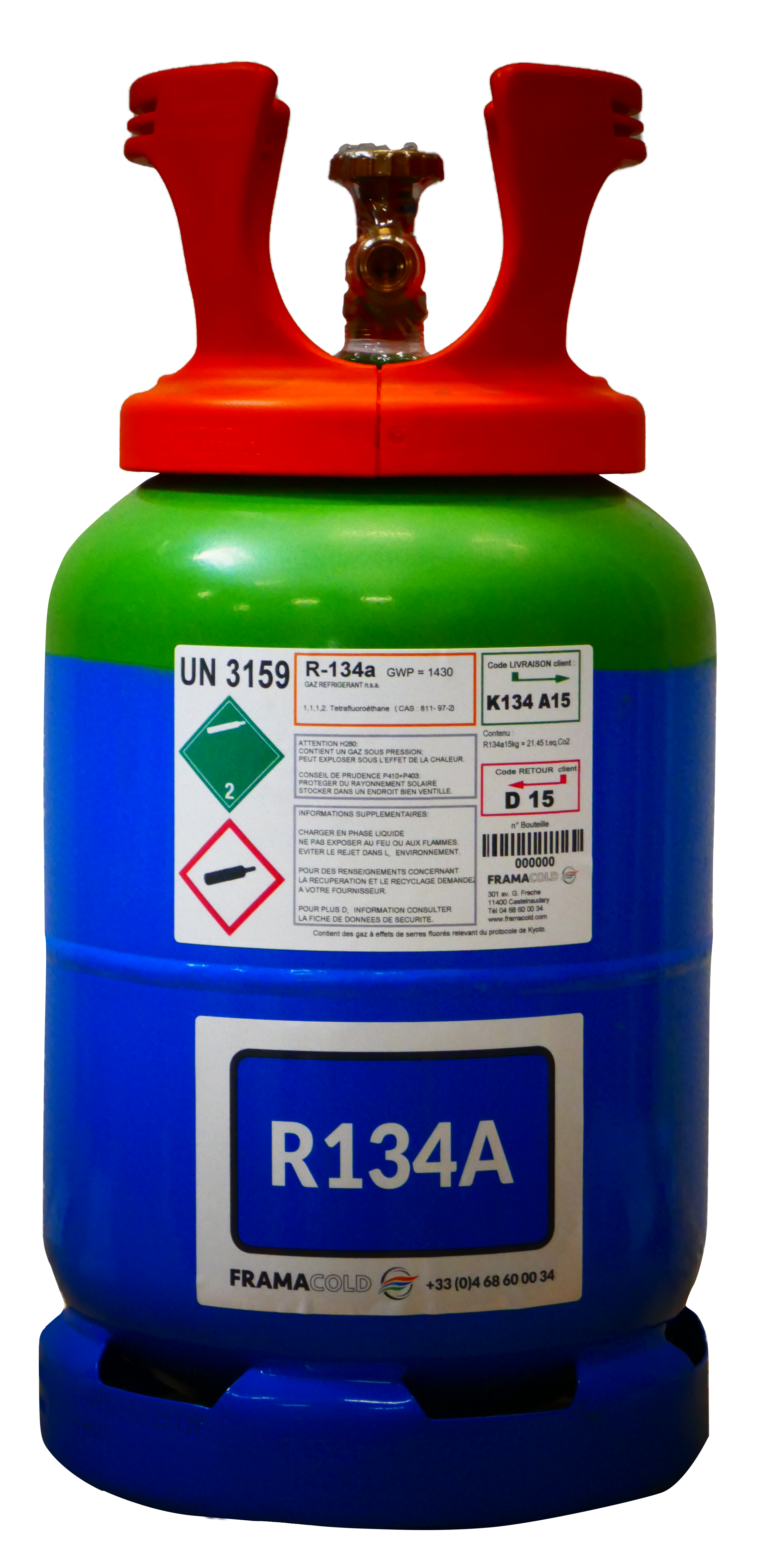 R134a - Recharge fluide frigorigène HFC pour installations neuves et rétrofitting_0