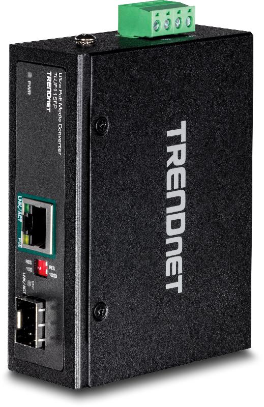 Trendnet TI-UF11SFP Interne 1000Mbit/s Noir convertisseur de support réseau_0