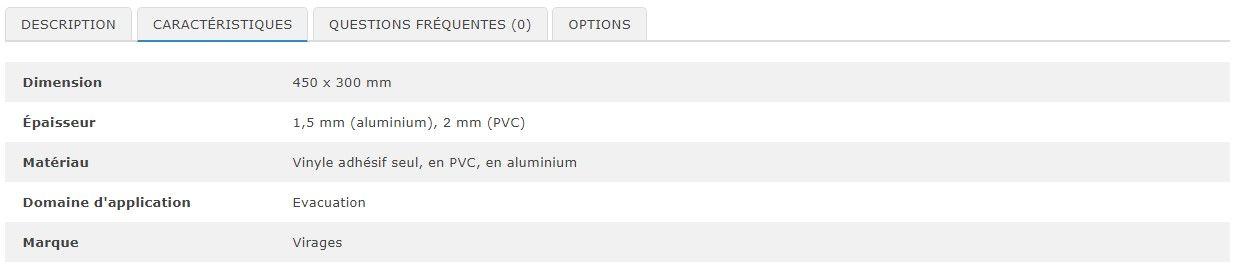 27993 - Panneau consignes de sécurité - virages - 450 x 300 mm - protection UV et anti-rayures_1
