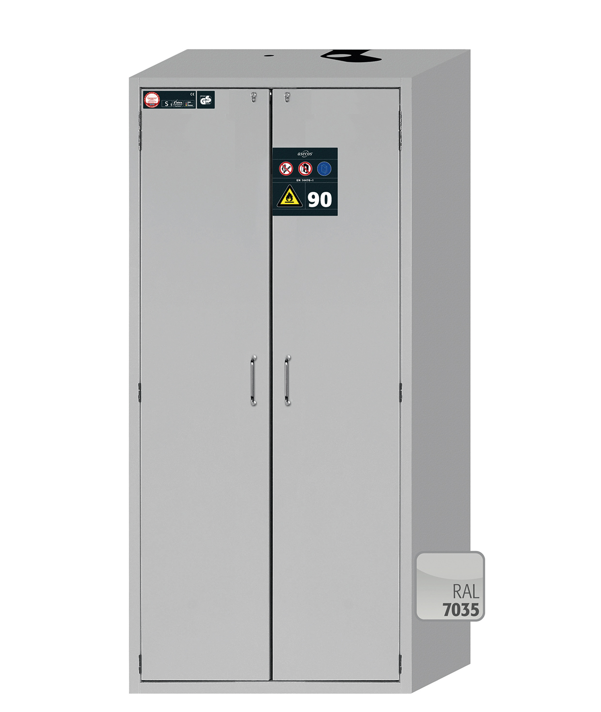 Armoire de sécurité S-CLASSIC-90 modèle S90.196.090 - Réf 30204-001-33705 - Type 90 pour stockage de substances dangereuses inflammables_0