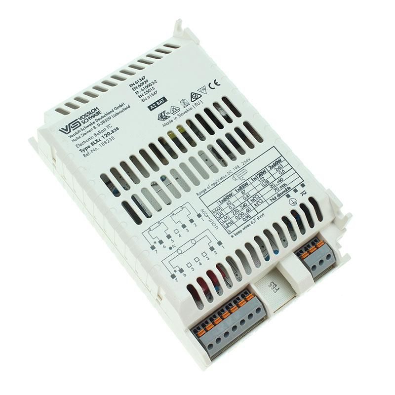 Ballast électronique TC - 1x60W, 2x60W, 1x85W, 1x120W - 230V - Compatible lampes PLH_0