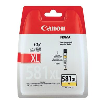 Cartouche d'encre Canon CLI-581 XL Y jaune pour imprimantes jet d'encre_0