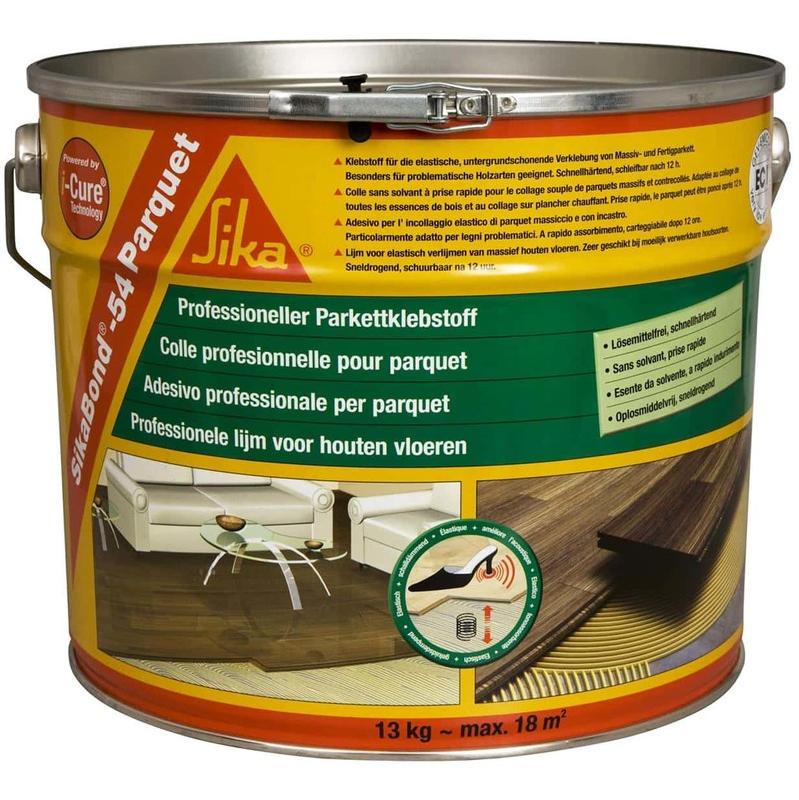 COLLE ÉLASTIQUE SIKA SIKA BOND 54 PARQUET - 13KG - MARRON