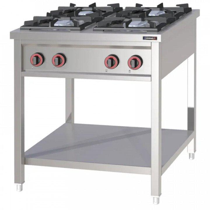 Fourneau à Gaz Casselin 4 Feux - Puissance Totale 25 kW_0