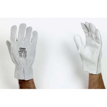 Gants de manutention HANDSKIN Arizona Gold Opsial - Fleur et croûte de bovin, taille 9, normes EN 420 / EN 388 (3.1.2.2)_0