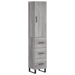 Helloshop26 - Buffet bahut commode armoire meuble de rangement organisateur cuisine salle de séjour salon haut sonoma 34,5 x 34 x 02_0035305 - 300021_0