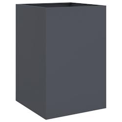 Helloshop26 - Jardinière bac lit surélevé plantes fleurs terrasse jardin 52 x 48 x 75 cm acier anthracite 02_0037683 - 3000214050454_0