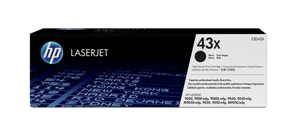 HP 43X toner LaserJet noir grande capacité authentique_0