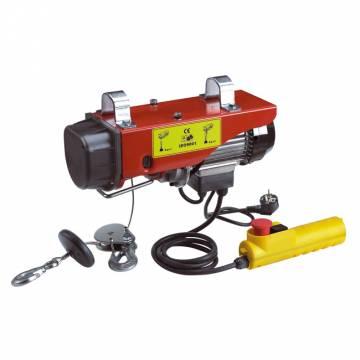 Palan électrique 200/400 kg - avec commande à distance et poulie de mouflage - hauteur de levage jusqu'à 12 m_0