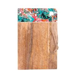 Planche à découper Florida 35x22 cm -  Décoré Rectangle Bois Table Passion 35.2x22.8 cm - multicolore Bois massif 3106238670941_0