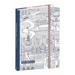 Quo Vadis - Carnet de notes - Docteur Paper - Jaune - Pages Lignées - 15x21 cm - Papier Clairefontaine blanc - Fabrication française - bleu 2371153Q_0