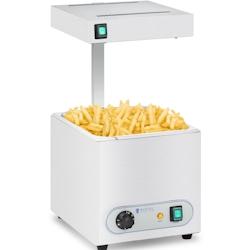 Royal Catering - Royal Catering Chauffe-Frites et Lampe Chauffante Infrarouge RCWG-1500 (GN 1/2, 350 W / 500 W, Intervalle de température 30-90 °C,_0