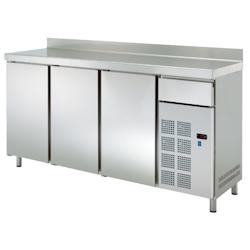 Tour réfrigérée haute 3 portes 1 tiroir - 2020x600x1050 mm - 220 W 230/1V - 76979509 Eurast - inox 76979509_0