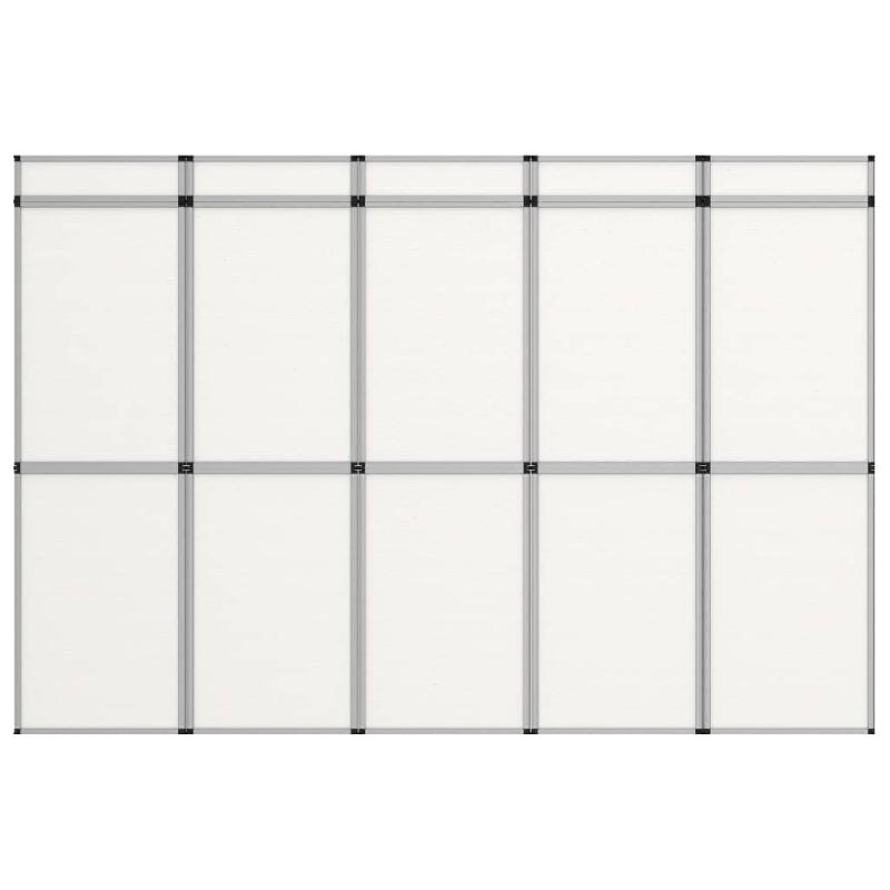 Vidaxl mur d'affichage exposition pliable 15 panneaux 302x200 cm blanc 51211_0