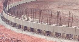 Coffrage pour béton circulaire
