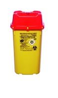 Collecteur DASRI Septosafe CS Plus 5 litres - usage unique - jaune et rouge - normes AFNOR NF X 30-511_0