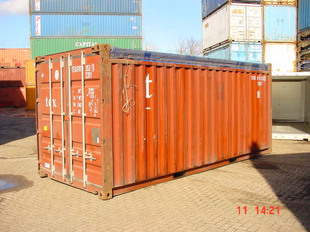 Container maritime - open top 20' pieds d'occasion_0