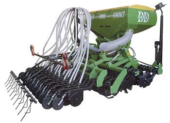 DSK 3000 Compact - semoir agricole Damax SRL - largeur de travail 3.00 m - versions bottine, disque simple et double_0