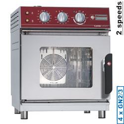 Four vapeur/convection électrique 4x GN 2/3 mécanique - Combi Smart Line - FVS-423_0