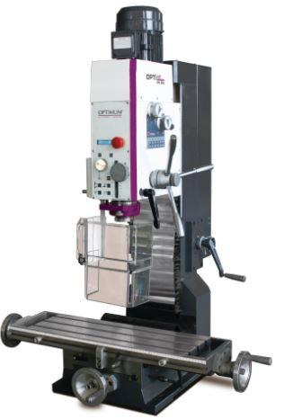 Fraiseuse Optimum MH 35G - Perceuse-fraiseuse universelle de précision avec boîte de vitesse mécanique et fonction taraudage_0