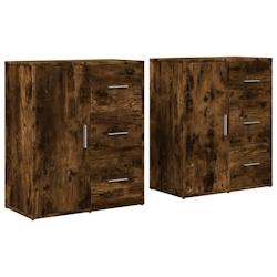 Helloshop26 - Buffet bahut commode armoire meuble de rangement organisateur cuisine salle de séjour salons lot de 2 60 x 31 x 70 cm 02_0036740 - 3000_0