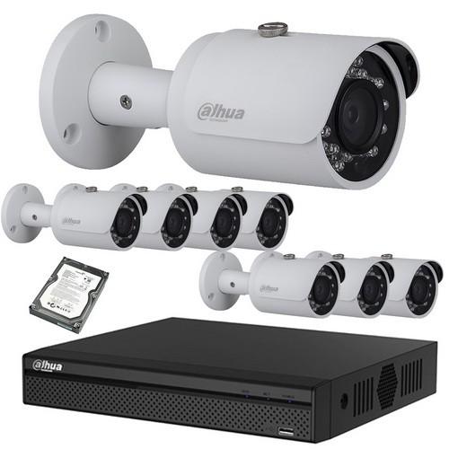 Kit vidéo surveillance hd cvi 8 caméras 1080p_0