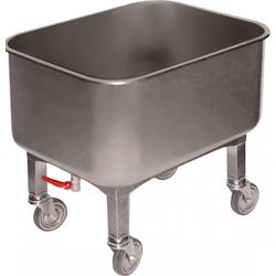 L2G Cuve roulante 80 L + robinet de vidange, inox - 3701188013307_0