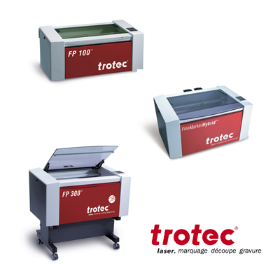 Laser de gravure et marquage pour aluminium, métaux, plastiques et vinyles - Gamme Plotter Fibre TROTEC_0