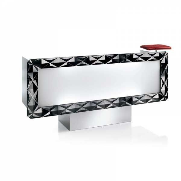 Caisse d'accueil - Diamant Noir FH 6100 - stratifié noir, plexiglas éclairé, coloris personnalisables_0