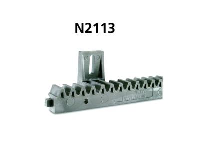 N2113 - Crémaillères en Nylon pour portails coulissants - 1000mm M4 avec supports_0