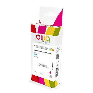 OWA Cartouche d'encre remanufacturée compatible pour HP 951XL CN047AE - Grande capacité - Magenta_0