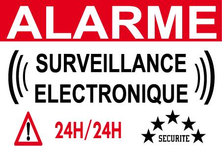 Panneau de dissuasion alarme surveillance électronique 24/24_0