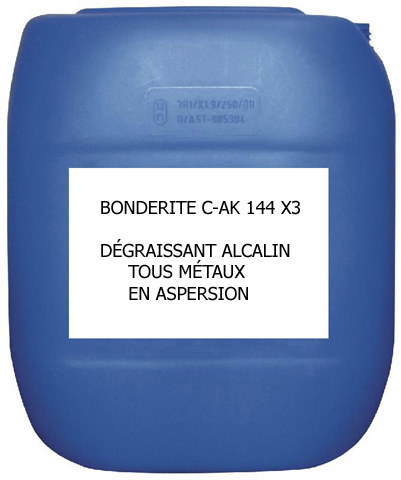 Dégraissant alcalin Henkel Bonderite C-AK 144 X3 - tous métaux en aspersion_0
