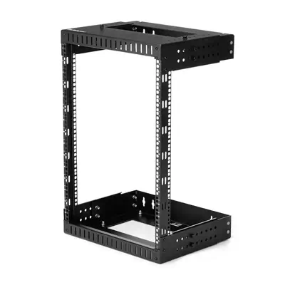 Armoire Rack Serveur 24U à 4 Montants, Armoire Verrouillable 19 pour Ordinateur/AV/Équipement IT, Rack Réseau pour Bureau/Domicile avec Roulettes et Rails de Montage Ajustables