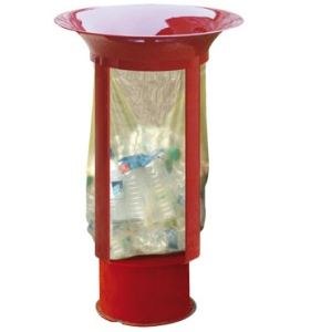 Supports pour sacs poubelle urbaine 60 L Vigipirate - finition peint sur zinc et pictogramme fourni_0