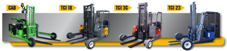 TCI 3C - Chariot élévateur embarqué performant - Multidirectionnel, tous terrains ou électrique_0