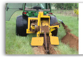 Trancheuse de sol à chaîne TC 75 - Pour tracteurs 45 à 65 CV - Profondeur jusqu'à 120 cm_0