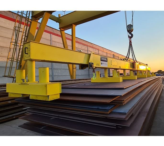 Aimant de levage avec bras télescopique pour tôles de 3 à 16 m - Modules TBK 4 et TBK 6_0