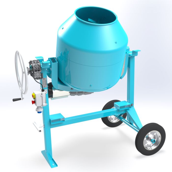 C 250 SR Bétonnières - Omaer - Capacité Totale Cuve 235 L - Brevets Innovants et Économe en Énergie_0