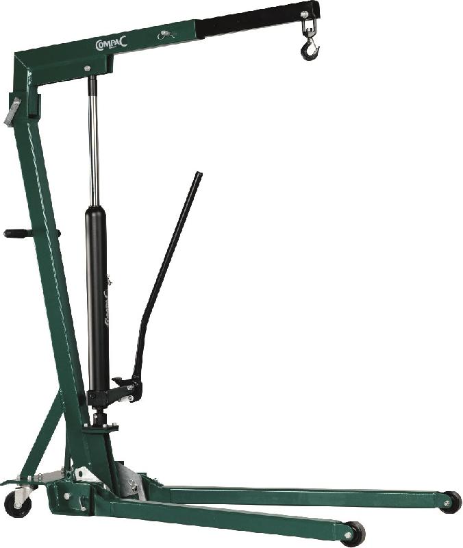 COMPAC - Grue d'atelier pliante 1000 kg - Vérin rotatif - Faible encombrement - Modèle 15064_0