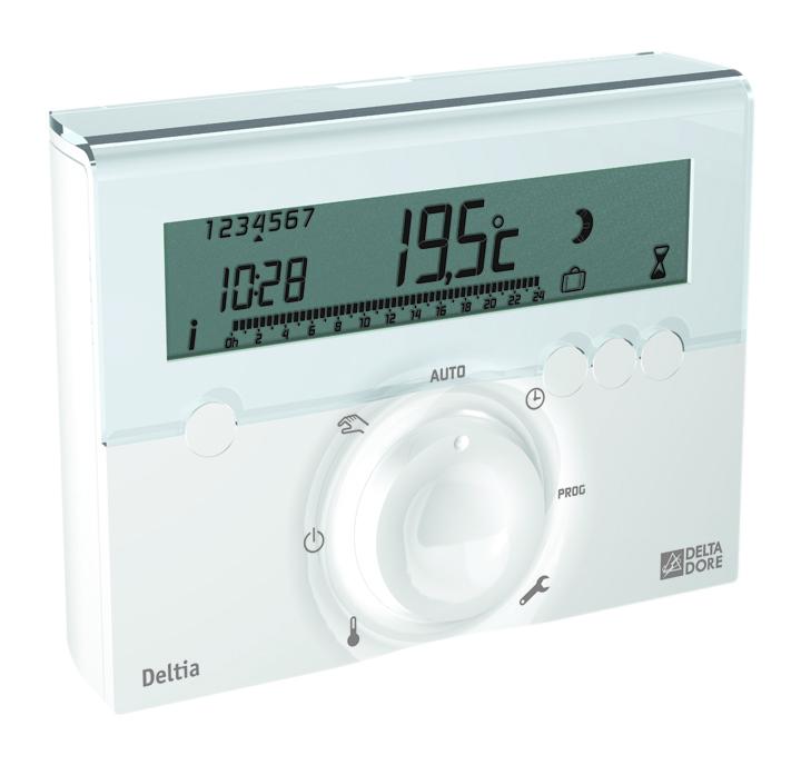 Thermostat électronique Deltia 8.00 - Précision +/-0.3°C - Compatible tout type de chauffage_0