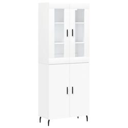Helloshop26 - Buffet bahut commode armoire meuble de rangement organisateur cuisine salle de séjour salon haut 69,5 x 34 x 180 cm 02_0032697 - 300021_0
